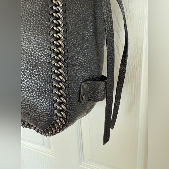 Coach Tatum Tall Tote in black pebble leather with Whiplash chain detail - Picture 4 of 16
